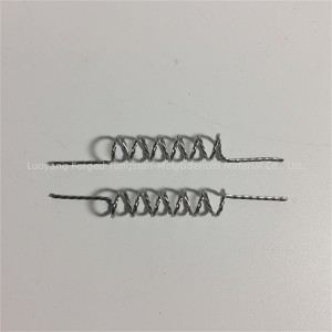 99.95% សុទ្ធ Tungsten twisted wire twisted filament