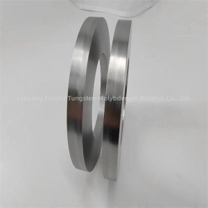 Anillo de molibdeno, disco redondo de molibdeno para aplicaciones industriales.