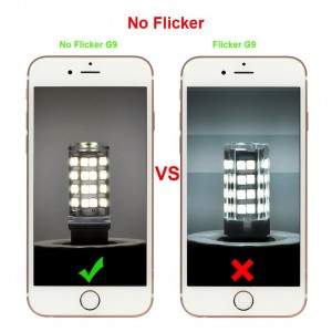 No Flicker G9 LED Lamp AC85-265V 5W SMD2835 LED Spotlight High lumen PC Ceramics Bulb Replace 40W Halogen Light For Chandelier