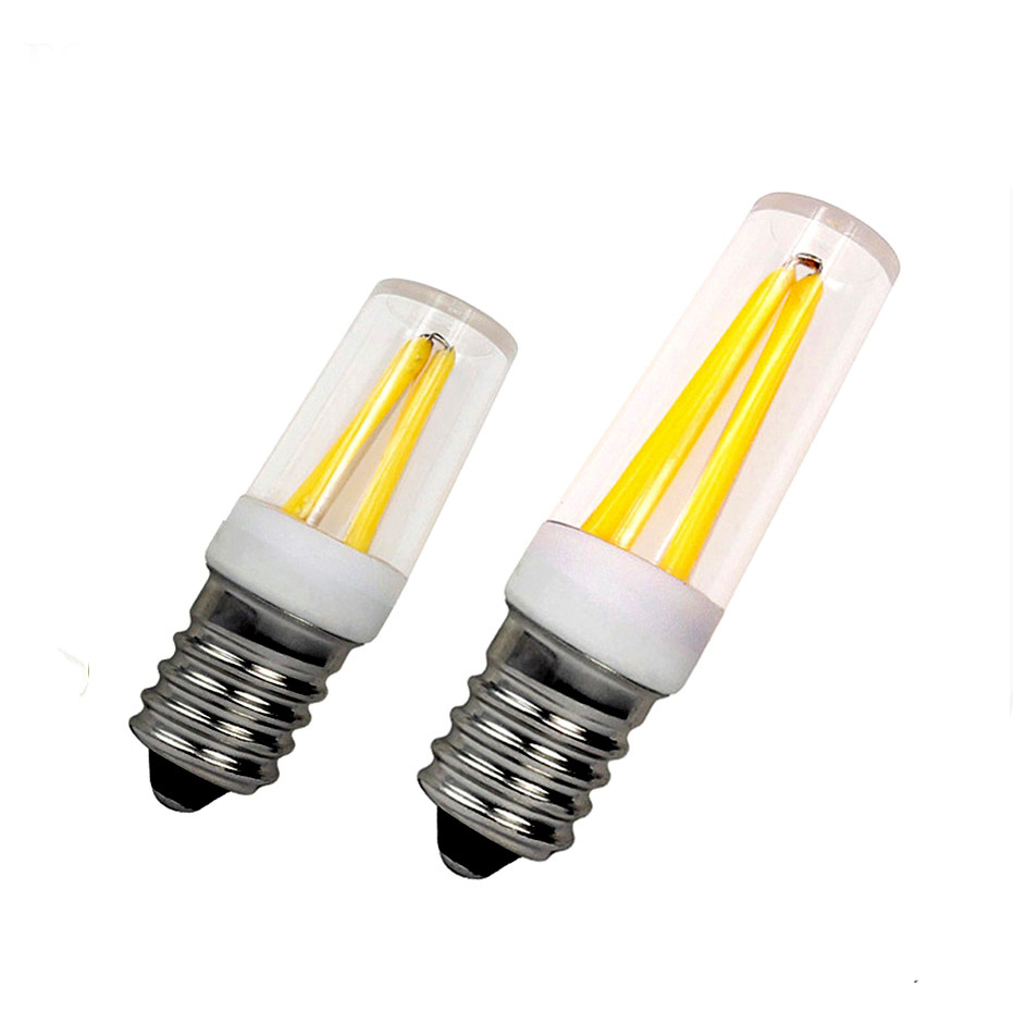 E12 LED Lamp 220V 110V E14 Fridge Light Bulb Filament COB lamparas For Chandelier replace 30W 40W Halogen Light Featured Image