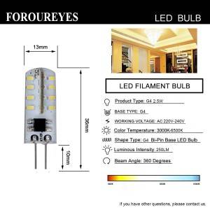 10 pcs LED G4 Bulb 110V 220V 2.5W 32leds 3014 SMD LED Lamp Silicon light For Interior design Replace 20W Halogen