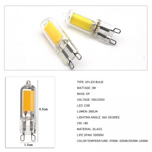 Europe style for China Mini G9 E14 LED Lamp Beads 8.2W 850lm 120V or 230V Ce RoHS Warranty 3 Years IP44