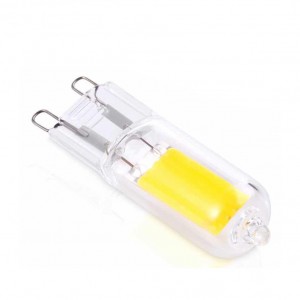 G9 Led Lamp 110V 220V COB Lamp Glass Body Ultra Bright LED Source light Replace Old Halogen bulb free shipping
