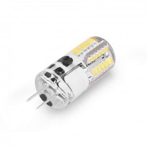 No Flicker 12V G4 LED Bulb 3W Silicone 360 Beam Angle 48LEDS SMD3014 Super Bright Replace 30W Halogen Chandelier Light