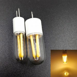 Mini LED Lamp G4 Filament COB ACDC12V Glass Spotlight Light Bulb Replace Halogen Lamp Chandelier Lighting High Lumen Lights