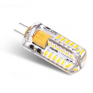 12V Mini G4 LED bulb smd3014 2.5W 48leds Silicone Lights Replace 20W Halogen lamp for Chandelier Spotlight