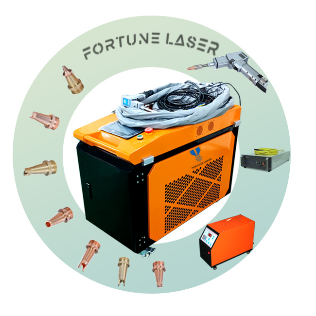 Best Fortune Laser Mini 1000W/1500W/2000W 3 en 1 fábrica de máquinas de soldadura  láser de mano de fibra y fabricantes