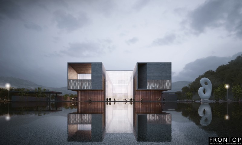 2017 China New Design 3d Rendering For Projects - Chen Jinzhang Art Museum – Frontop