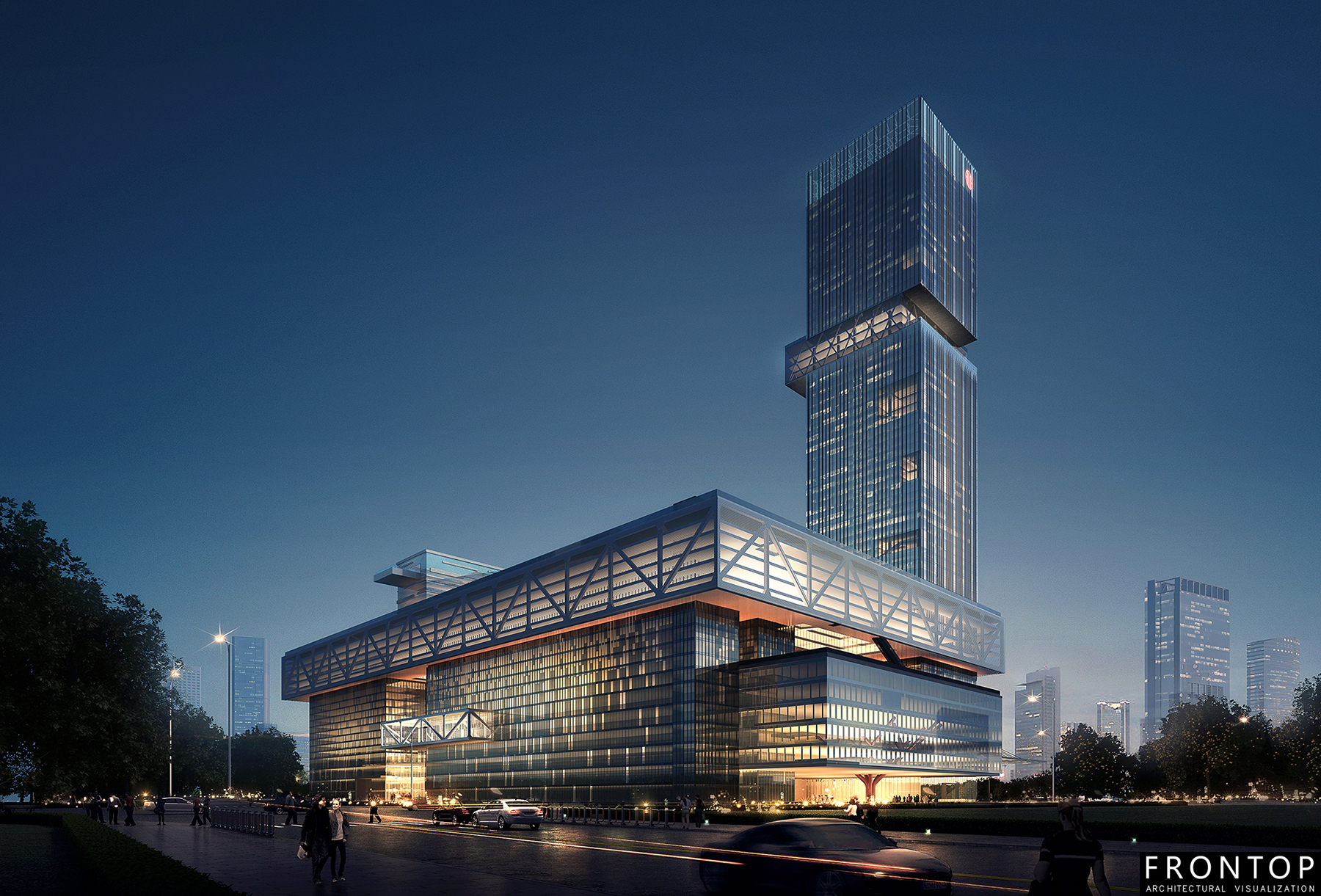 Well-designed Chinese Architectural Visualization Service - Guangzhou International Purchasing Center – Frontop