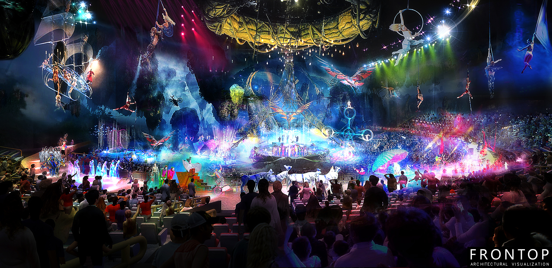 Excellent quality Interior Visualization - Zhuhai Changlong New Circus Project – Frontop