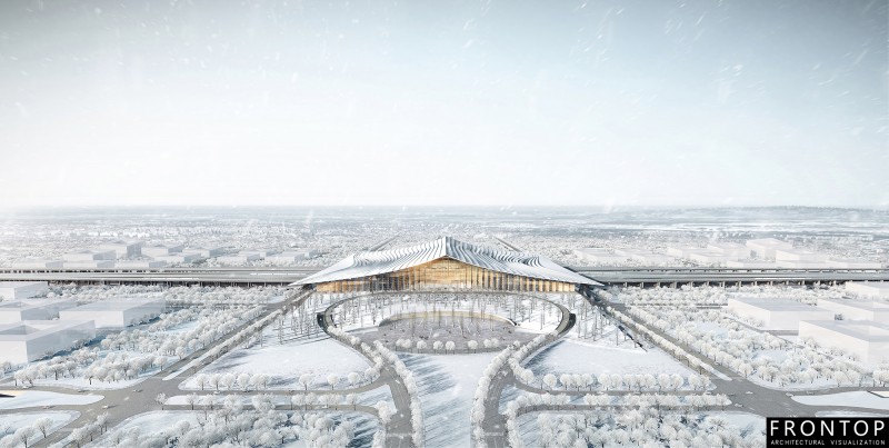 Hot Sale for Chinese Architectural Visualization Company - Xiong’an High Speed Railway Station – Frontop