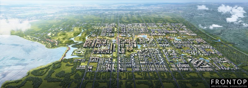 Special Design for Best Architectural Render - Urban Design of Xiongan Qidong District – Frontop