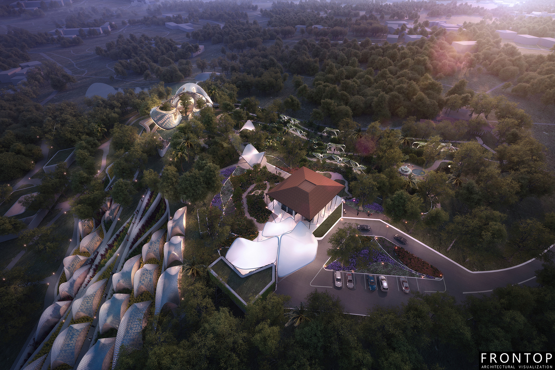 Professional Design Architecture Model - Zaha Hadid Architects – Frontop