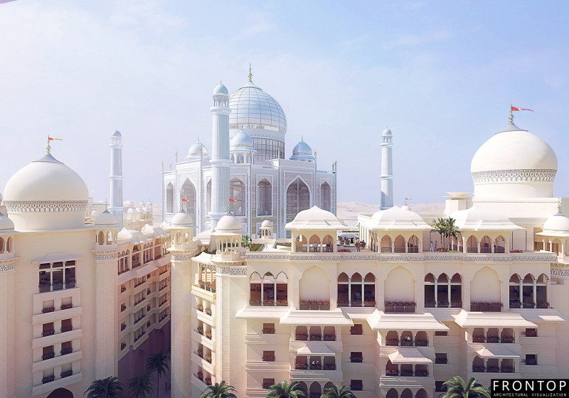 Hot-selling Photorealistic 3d Rendering - Taj Arabia – Frontop