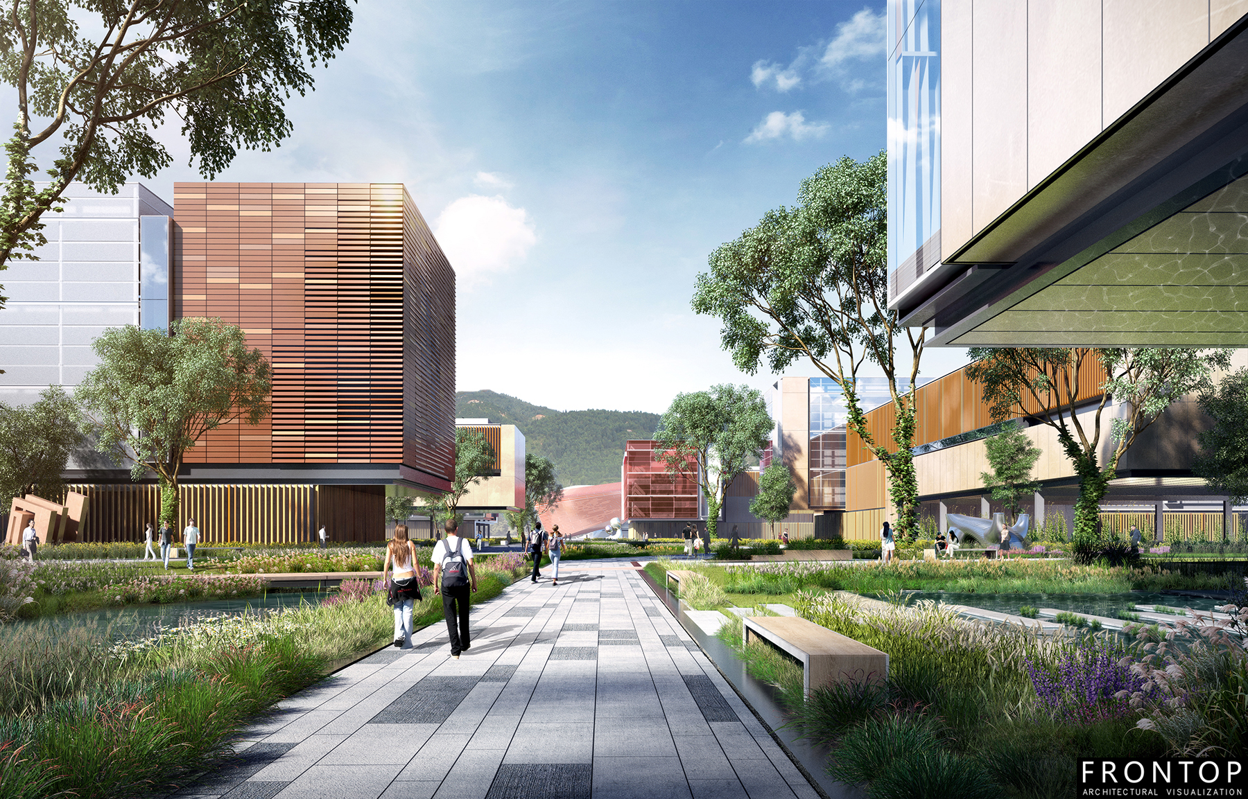 High definition 3d Architectural Rendering - Guiyang podi – Frontop
