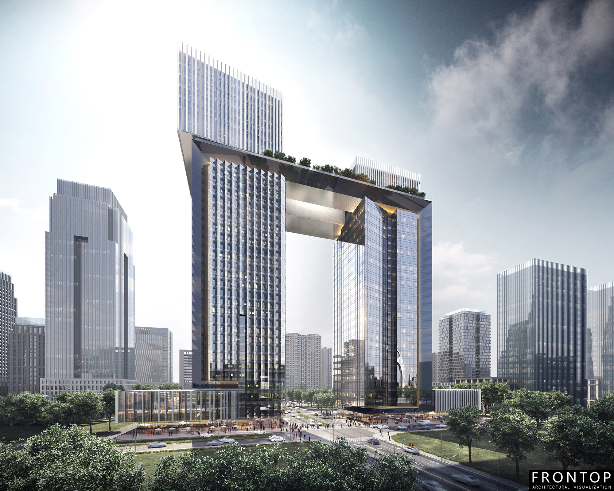 Well-designed Chinese Architectural Visualization Service - Guangzhou Pazhou – Frontop