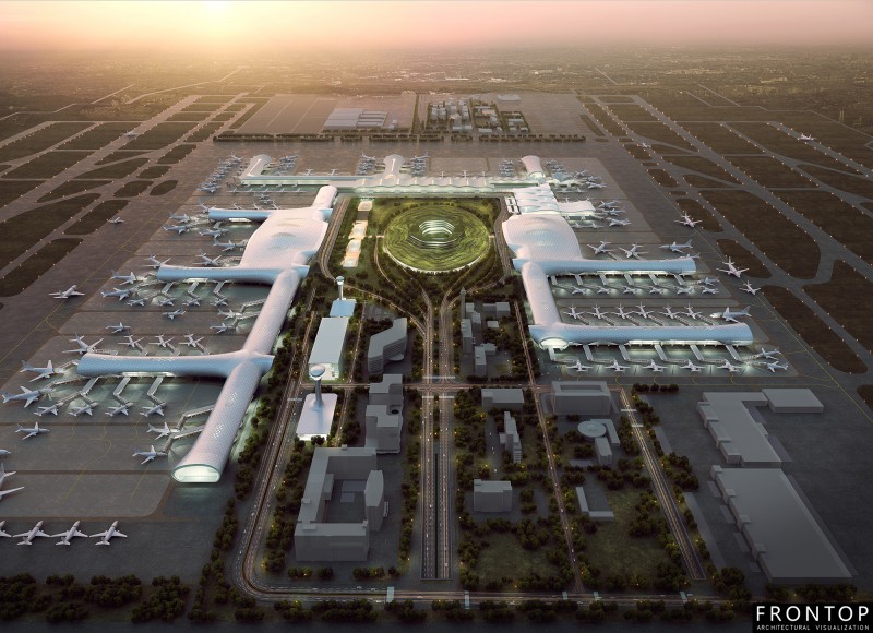 2017 Good Quality 3d Rendering+A9:A44 - Airport – Frontop