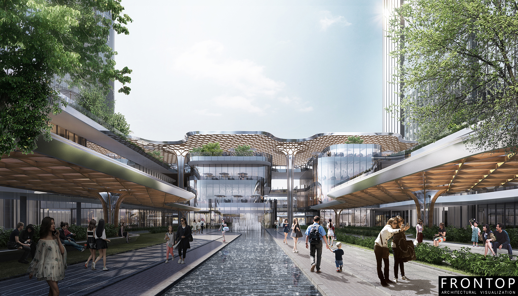 100% Original Factory Landscape Architecture Rendering - Zhuhai Hengqin – Frontop