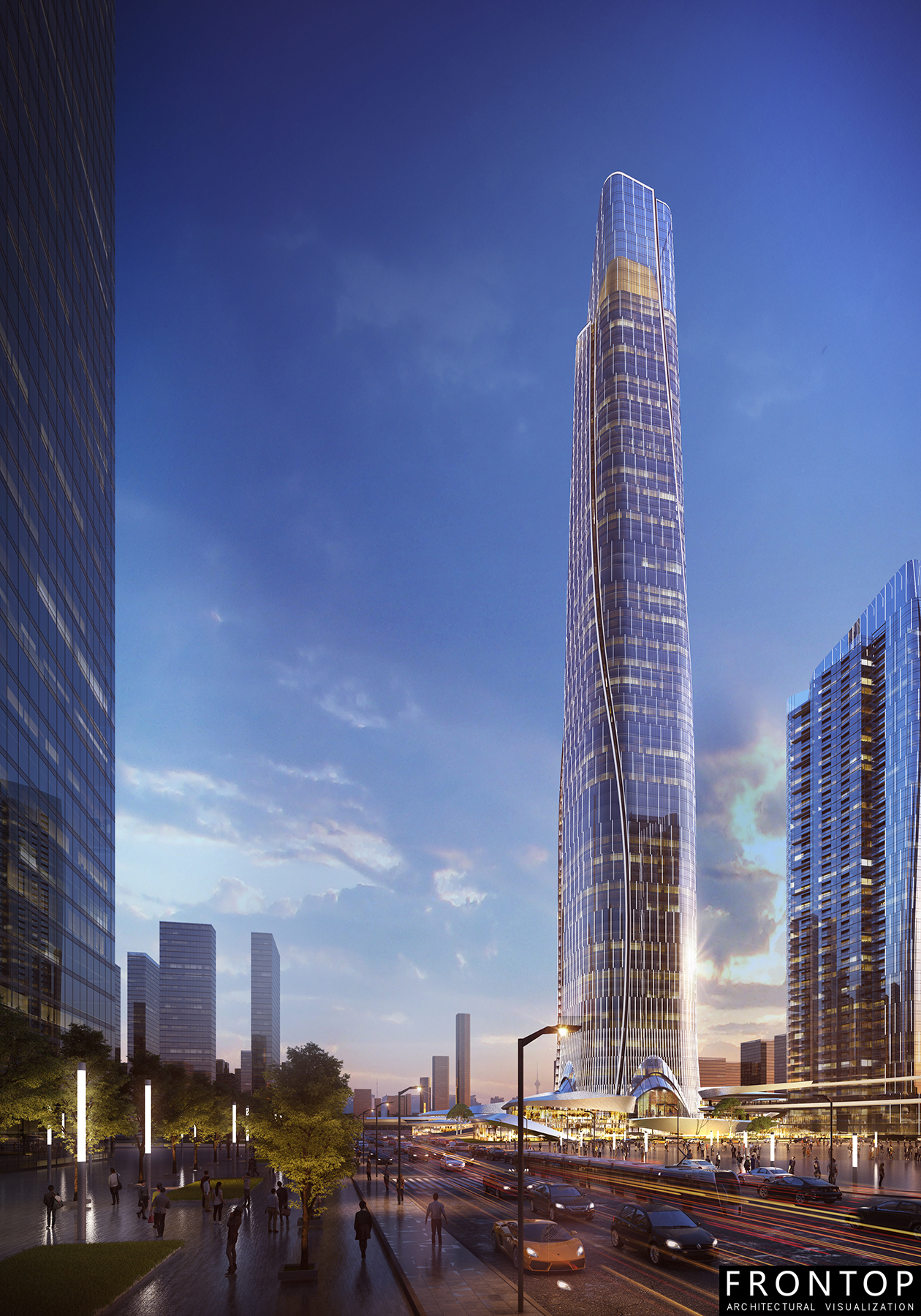 2017 Good Quality Architectural Model - Wuhan Zhou Dafu Financial Center – Frontop