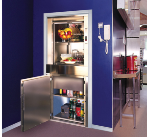 Pequeno ascensor de montacargas de cociña con máquina de camarero tonto de 100 kg, 250 kg con prezo competitivo