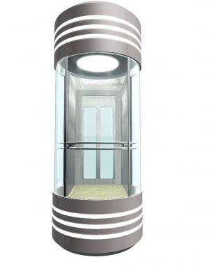 Vidin'ny Villa Pneumatic Vacuum Elevator na Villa Glass Home Round Elevator