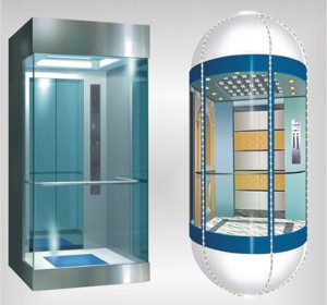 Prezzo economico Villa Pneumatic Vacuum Elevator o Villa Glass Home Round Elevator