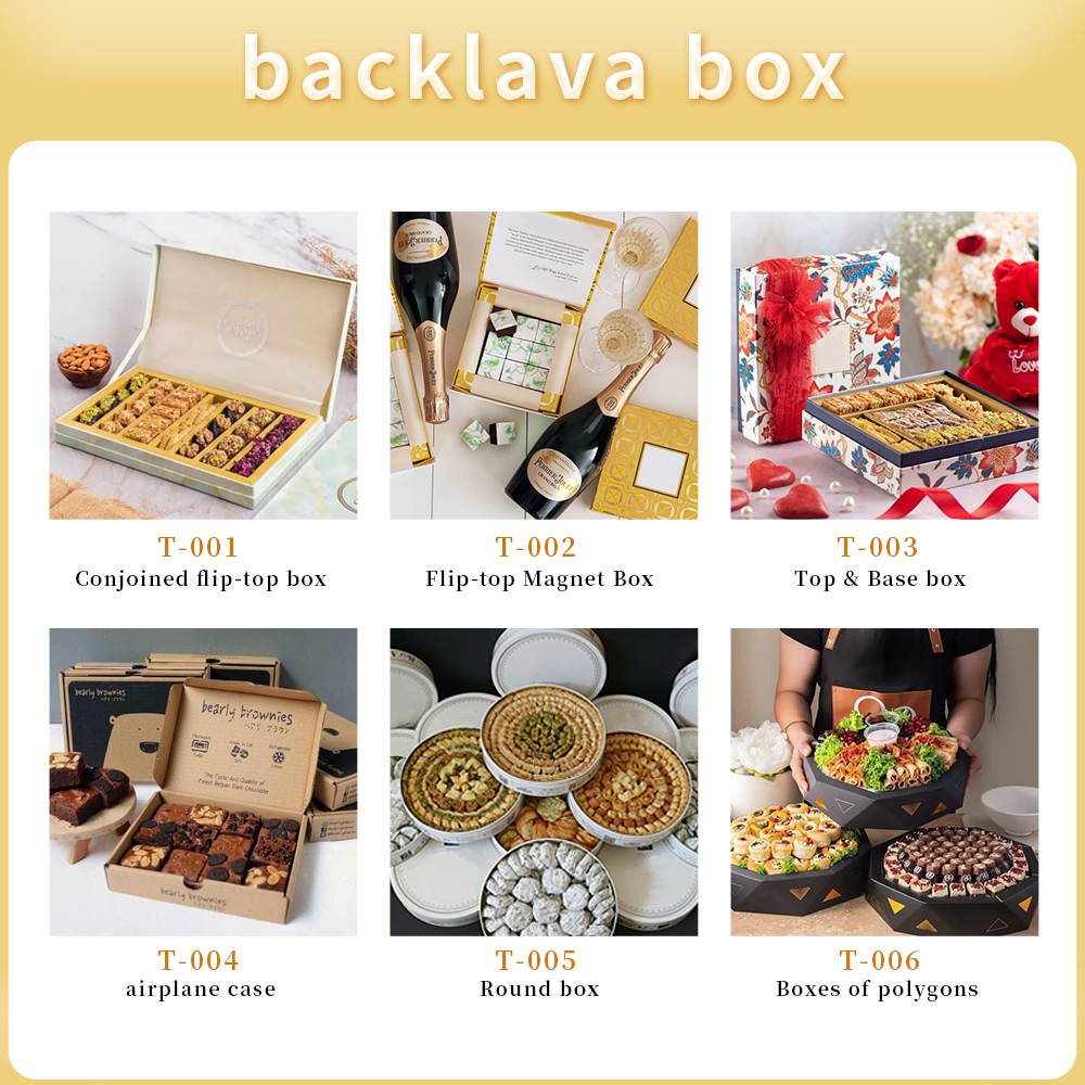 Custom baklava gift box