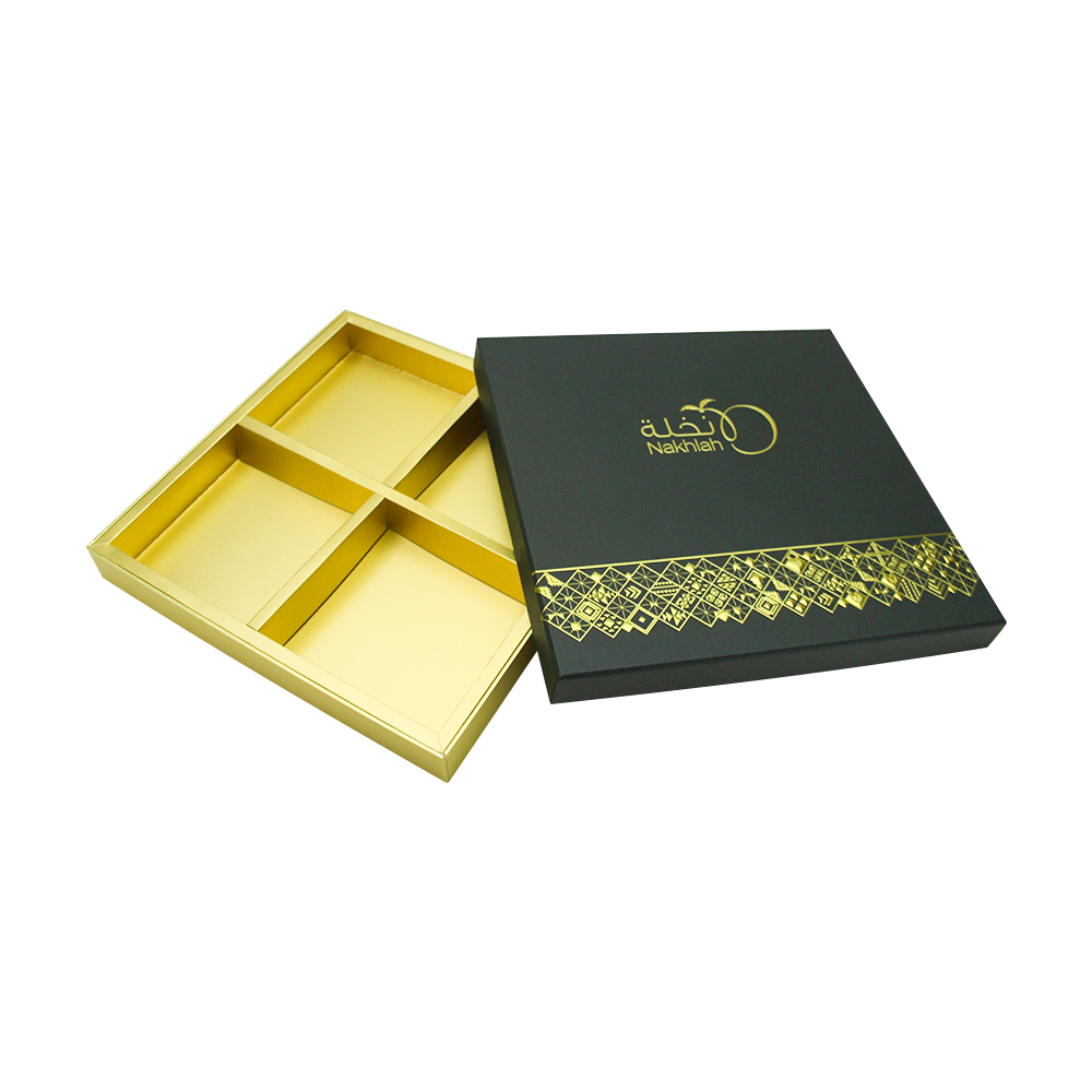 custom carton cardboard Luxury dates gift box packaging chocolate paper box  for dates ramdan