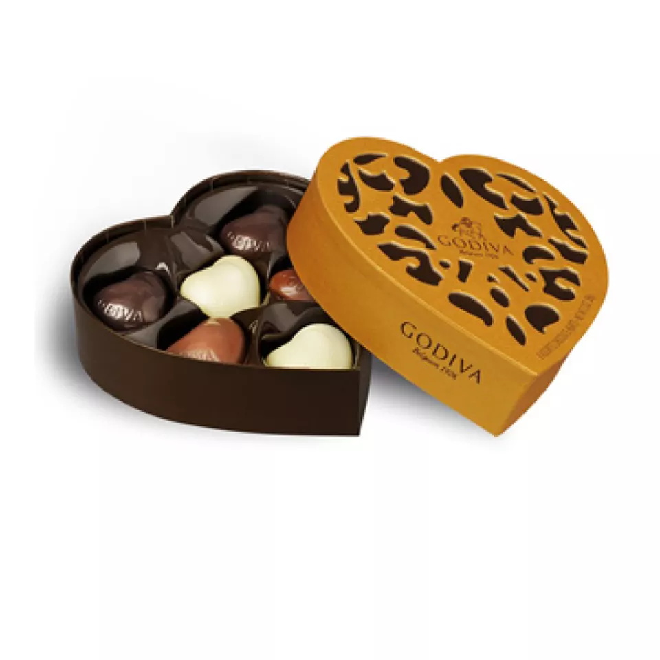 heart box of chocolates box