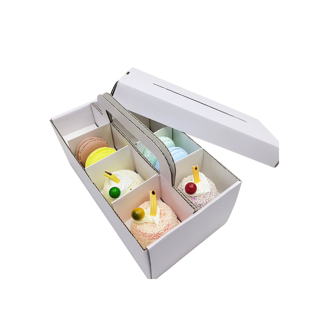 bijele kutije za kolače personalizirani proizvođač