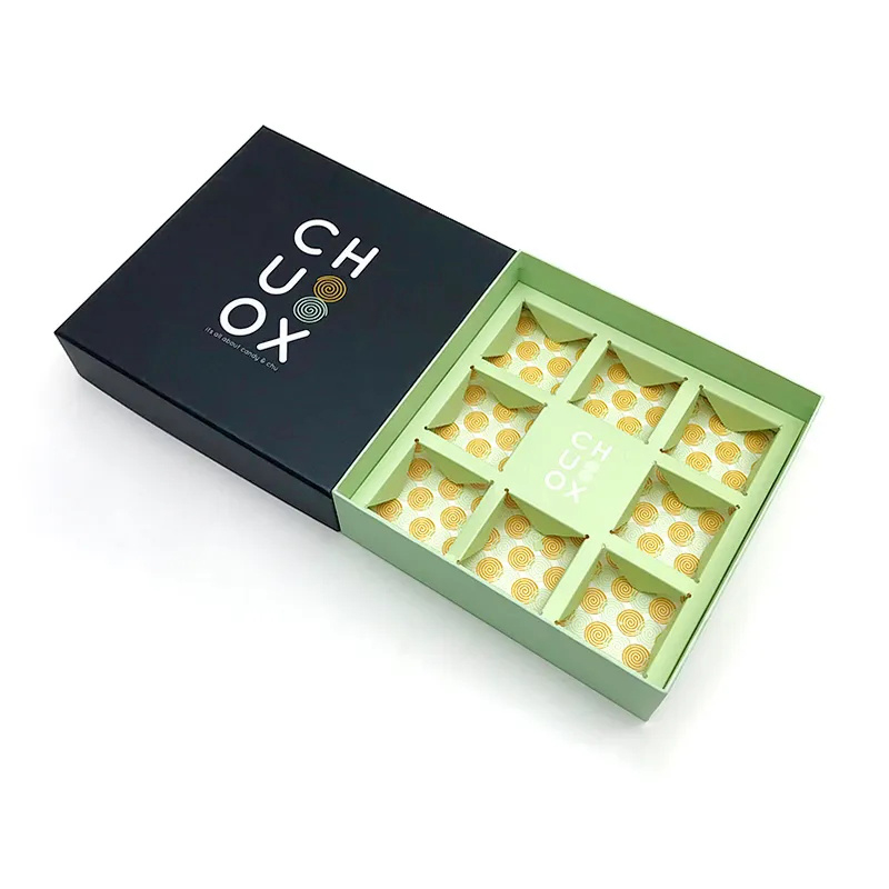Luxury sweet chocolate wedding candy packainng paper gift boxes for ramadan