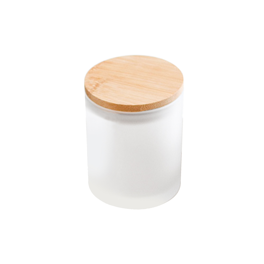 black bulk 8 oz empty glass candle jars with wooden lids wholesale (1)