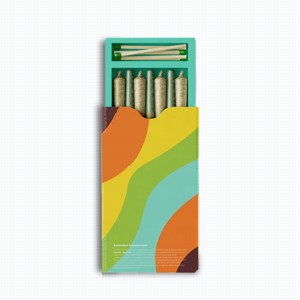 Drawer model creative colorful cigarette box packaging wholesale (4pcs)