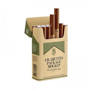 Boemo bo phahameng ba Kraft Paper Cigarette Carton Pack ea 20 PCS