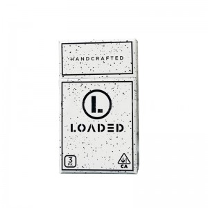 Tehase kohandatud moe must-valge käsitsi valmistatud sigaretikarbi pakend (3 tk)
