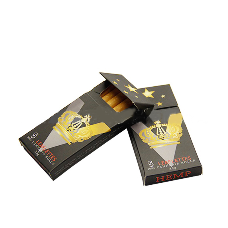 Collapsible black and gold luxury box (5 pcs)