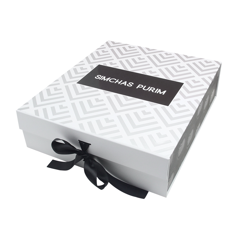 Deluxe wine packaging gift box customization with ribbon