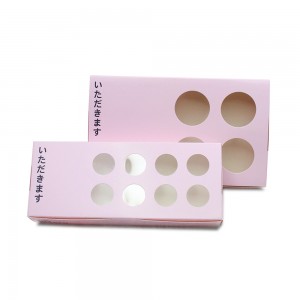 Розовая одноразовая маленькая коробка для выпечки суши, бенто