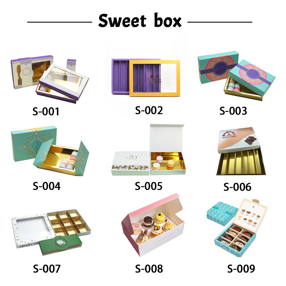 kotak pembungkusan bakeri india sweet box