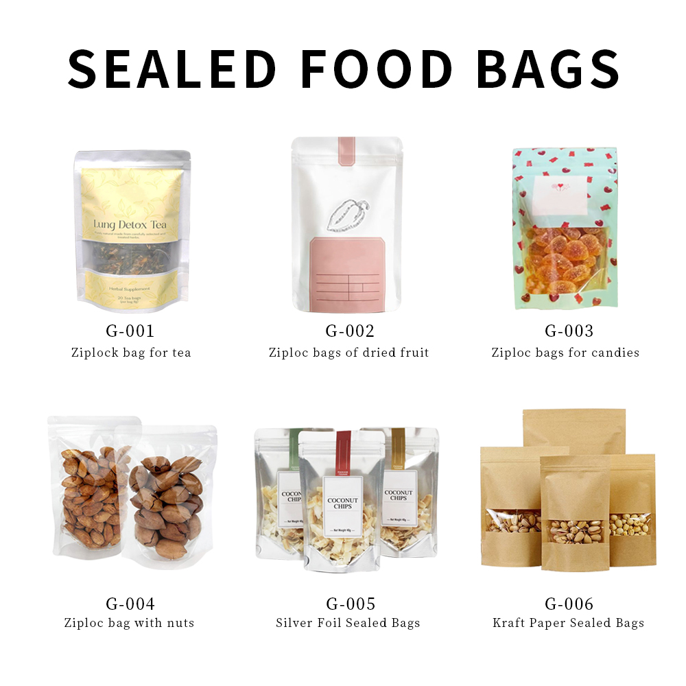 Recyclable Food Coffee Packaging Bags With Zipper
