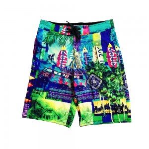Tropical Design Printing Board Shorts Bathing Board Trunks Beach Shorts