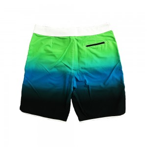 Gradual Changing Tropical Design Printing Board Shorts Bathing Board Trunks Beach Shorts