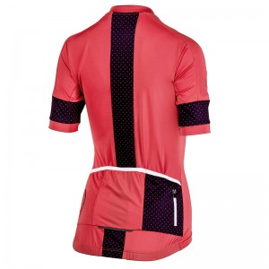 Women Cycling Jersey Short Sleeve With Sublimated Panels