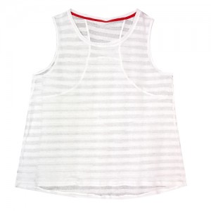 High Quality Pleated Dresses -
 Casual fashion sleeveless white color T-shirts  – FUNGSPORTS