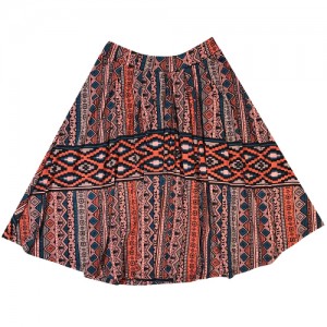Fashion printing Skirts in Spring and Summer Women