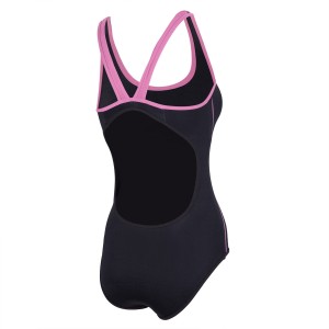 Women’s Solid color Beach Suit Bikini Sports Suit One piece Swimsuit Swimwear with Rubber print