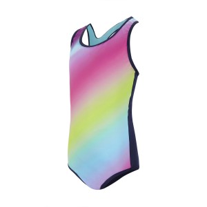 Mixed color One piece Swimsuit Sport Bikini Swimwear for Girls