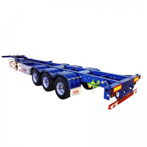 container transport semi-trailer three axis（ gooseneck）
