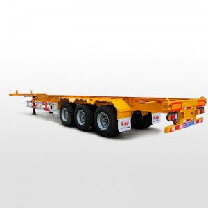 OEM/ODM Manufacturer Low Clearance Skeleton Semi-Trailer - container transport semi-trailer three axis – Fushitong