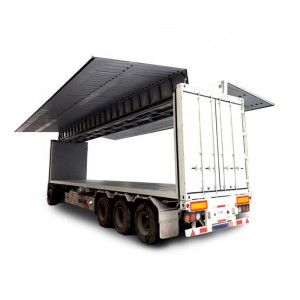 2019 China New Design Box Van Truck - flat wing semi-trailer – Fushitong